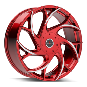 Inferno by Ignite in Candy Red Machined Tips - Angle Shot