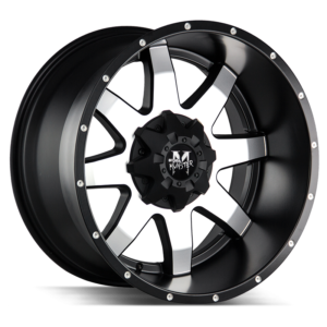 The M08 Wheel by Off Road Monster in Black Machined