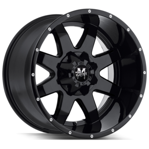 The M08 Wheel by Off Road Monster in All Gloss Black