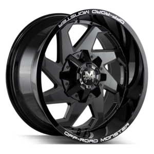The M09 Wheel by Off Road Monster in All Gloss Black