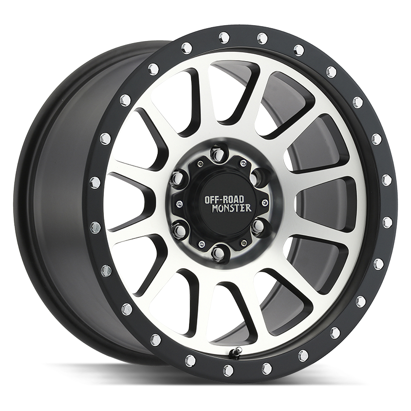 The M10 Wheel by Off Road Monster in Flat Black Machined