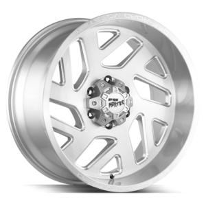 The M19 Wheel by Off Road Monster in Brushed Silver Milled