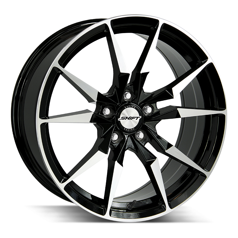 The Blade Wheel by Shift in Gloss Black Machined
