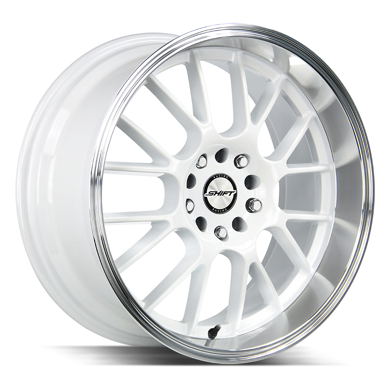 The Crank Wheel by Shift in White Polished Lip