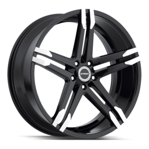 The Domani Wheel by Strada in Gloss Black Machined