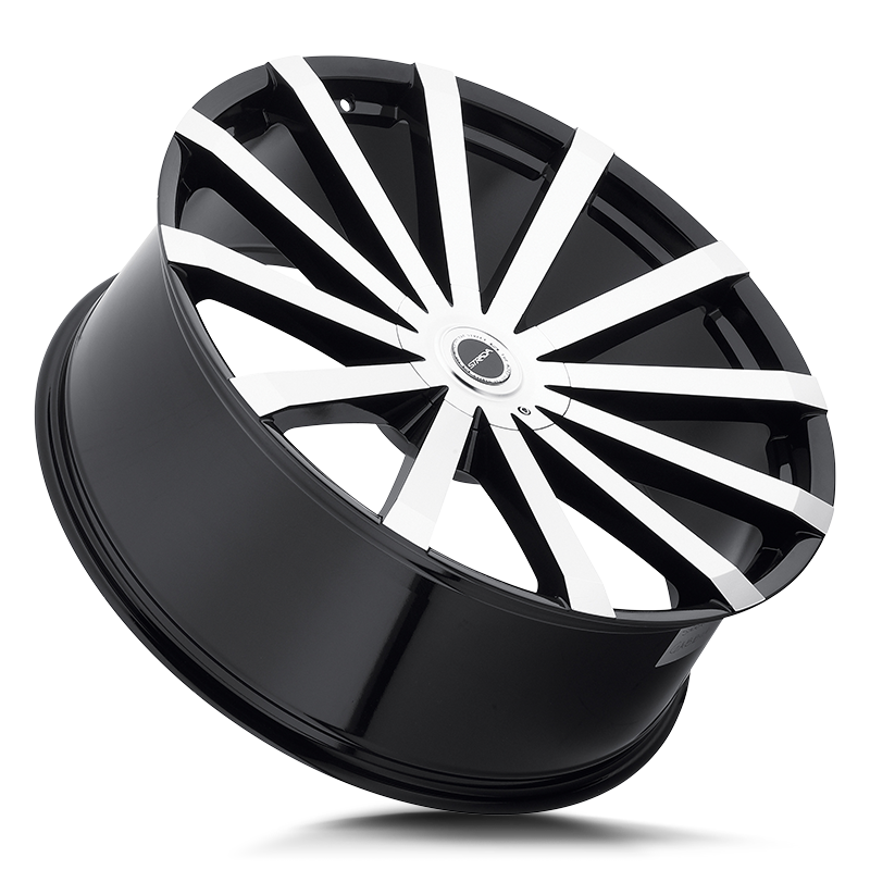 The Gabbia Wheel by Strada in Gloss Black Machined