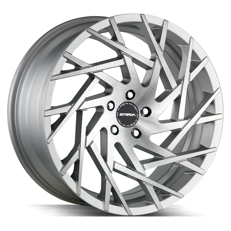 The Nido Wheel by Strada in Brushed Face Silver