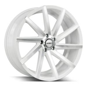 The Sega Wheel by Strada in White Machined